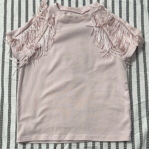 Pink Fringe T-Shirt